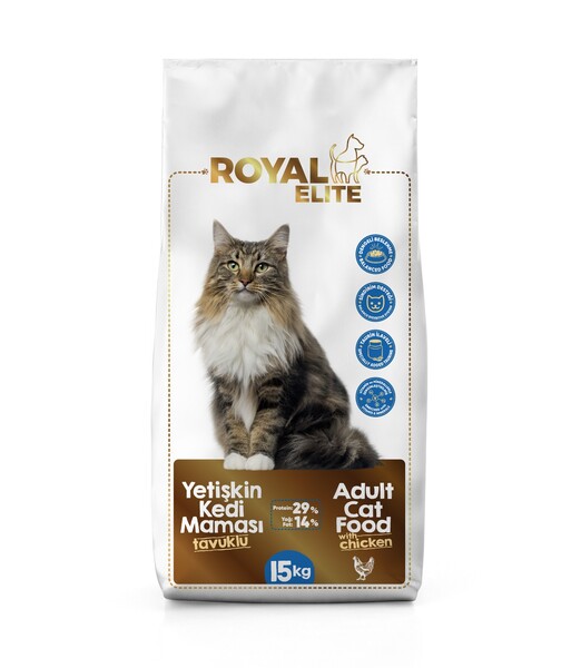 Royal Elite - Royal Elite Tavuklu Yetişkin Kedi Maması 15 Kg