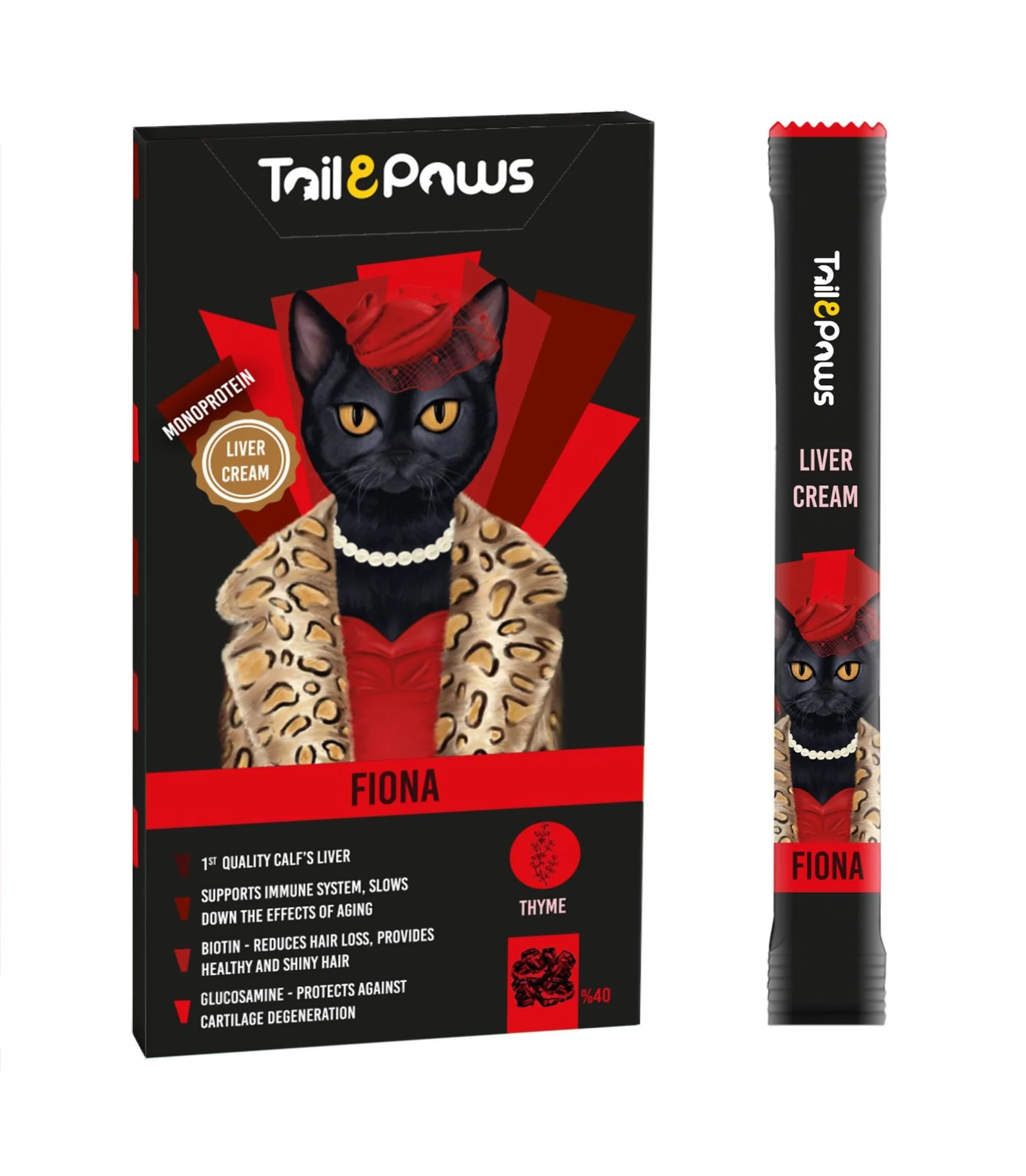 Tail Paws - Tail Paws FIONA - LIVER 15 g x 5 Adet