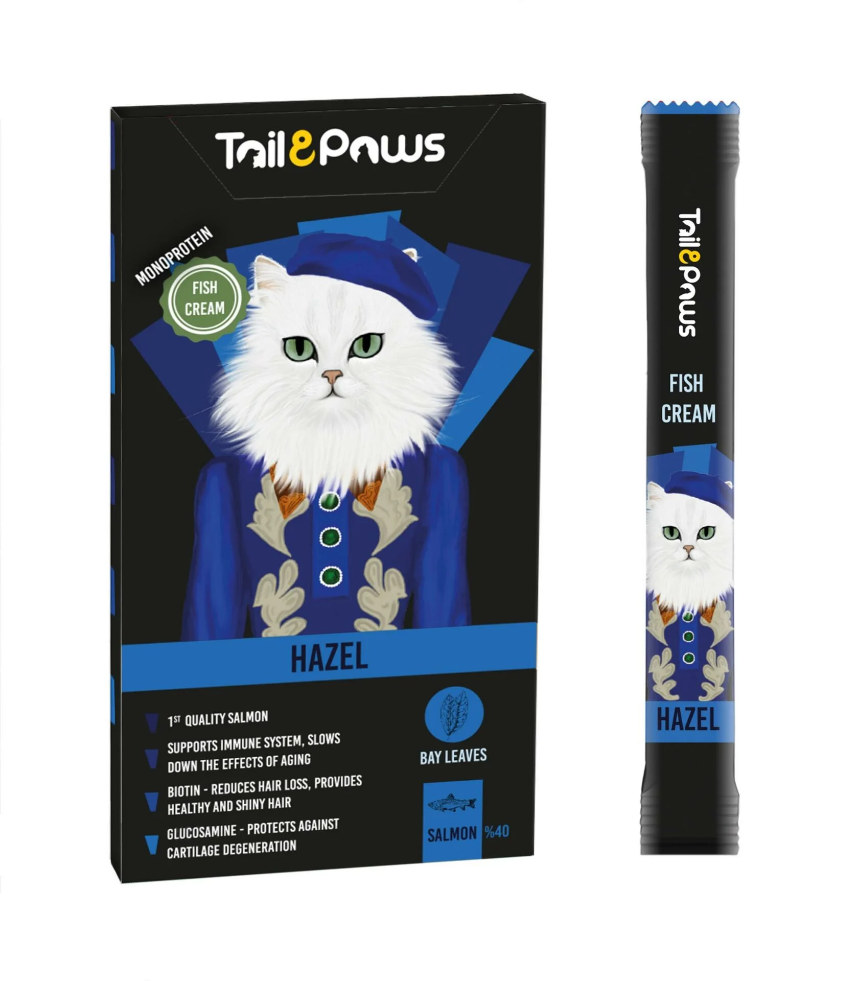 Tail Paws - Tail Paws HAZEL - FISH 15 g x 5 Adet