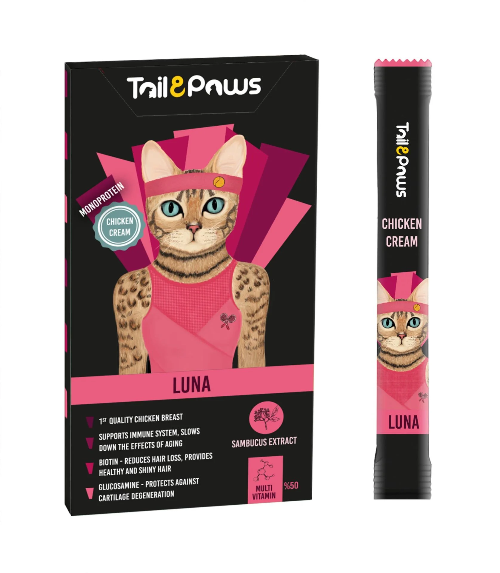 Tail Paws - Tail Paws LUNA - MULTI VITAMIN 15 g X 5 Adet