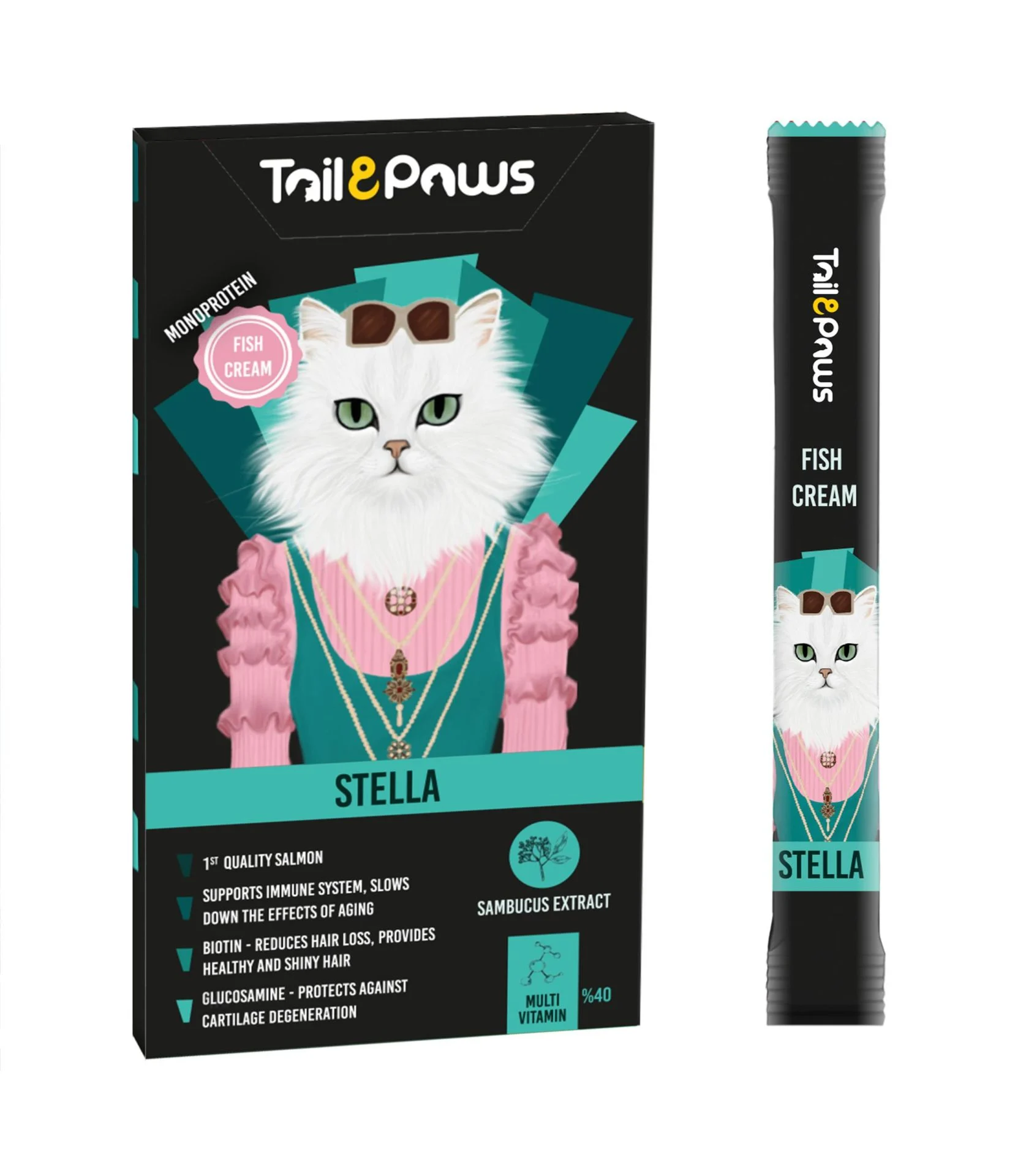 Tail Paws STELLA - MULTI VITAMIN 15 g X 5 Adet