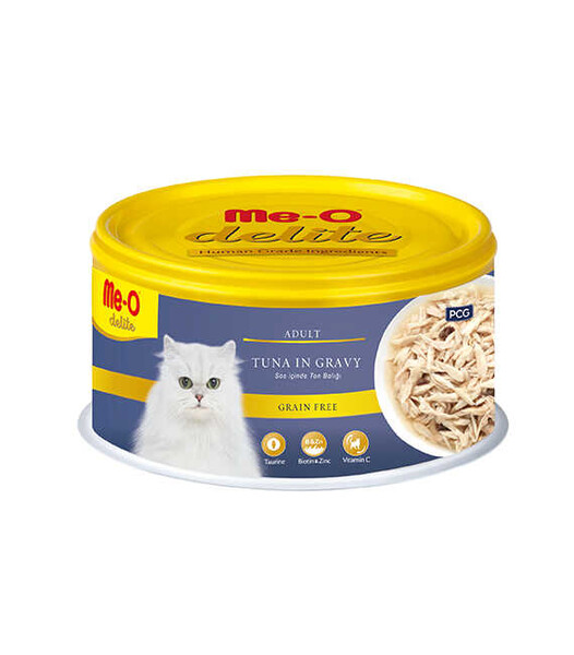 TR5CCN1080 Me-O Delite Ton Balığı Kedi Konserve Yaş Mama 80gr (24 adet) - Thumbnail