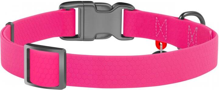 Collar WAUDOG Waterproof QR Kodlu Boyun Tasması 25 mm, 31-49 cm Pembe (27727)