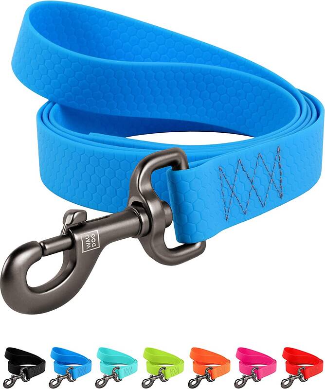 Collar WAUDOG Waterproof Gezdirme Tasması W 15 mm, L 122 cm Mavi (27312)