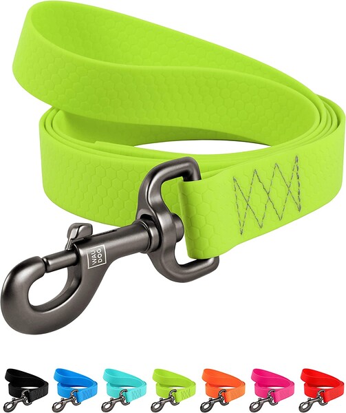 Collar - Collar WAUDOG Waterproof Gezdirme Tasması W 15 mm, L 122 cm Yeşil (27315)