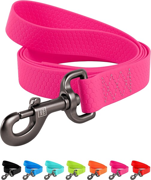 Collar - Collar WAUDOG Waterproof Gezdirme Tasması W 15 mm, L 122 cm Pembe (27317)